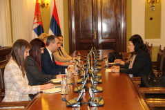 23 November 2023 The National Assembly Speaker in meeting with the newly-appointed Tunisian Ambassador to Serbia